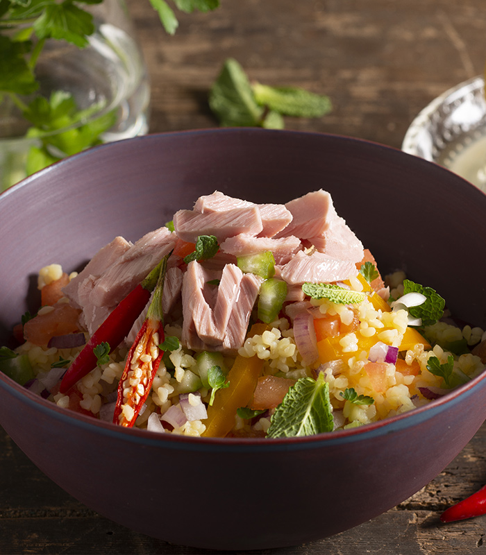 Thunfisch-Bulgursalat