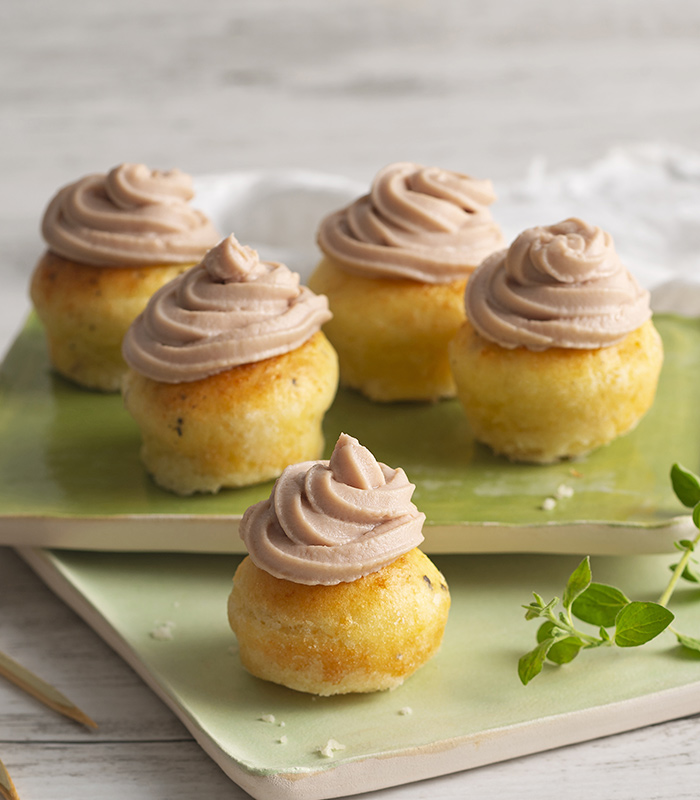 Pikante Mini-Muffins mit Paté Tonno