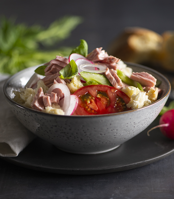 Panzanella mit Thunfisch