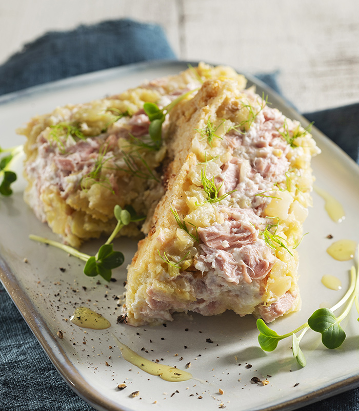 Fenchelauflauf mit Thunfisch Filod´Olio und Ricotta